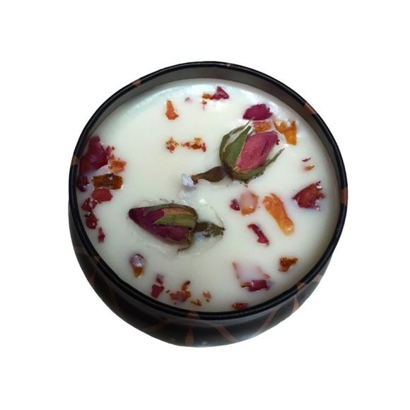 100% Soy Wellness Candle "Morning Rose" Organic Burns Approx 40 Hrs 4 oz… - Picture 5 of 6